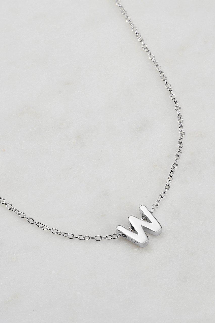 ZAFINO SILVER LETTER NECKLACE-ZAFINO-Lima & Co