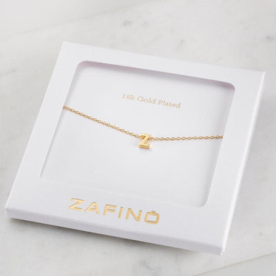 ZAFINO SILVER LETTER NECKLACE-ZAFINO-Lima & Co