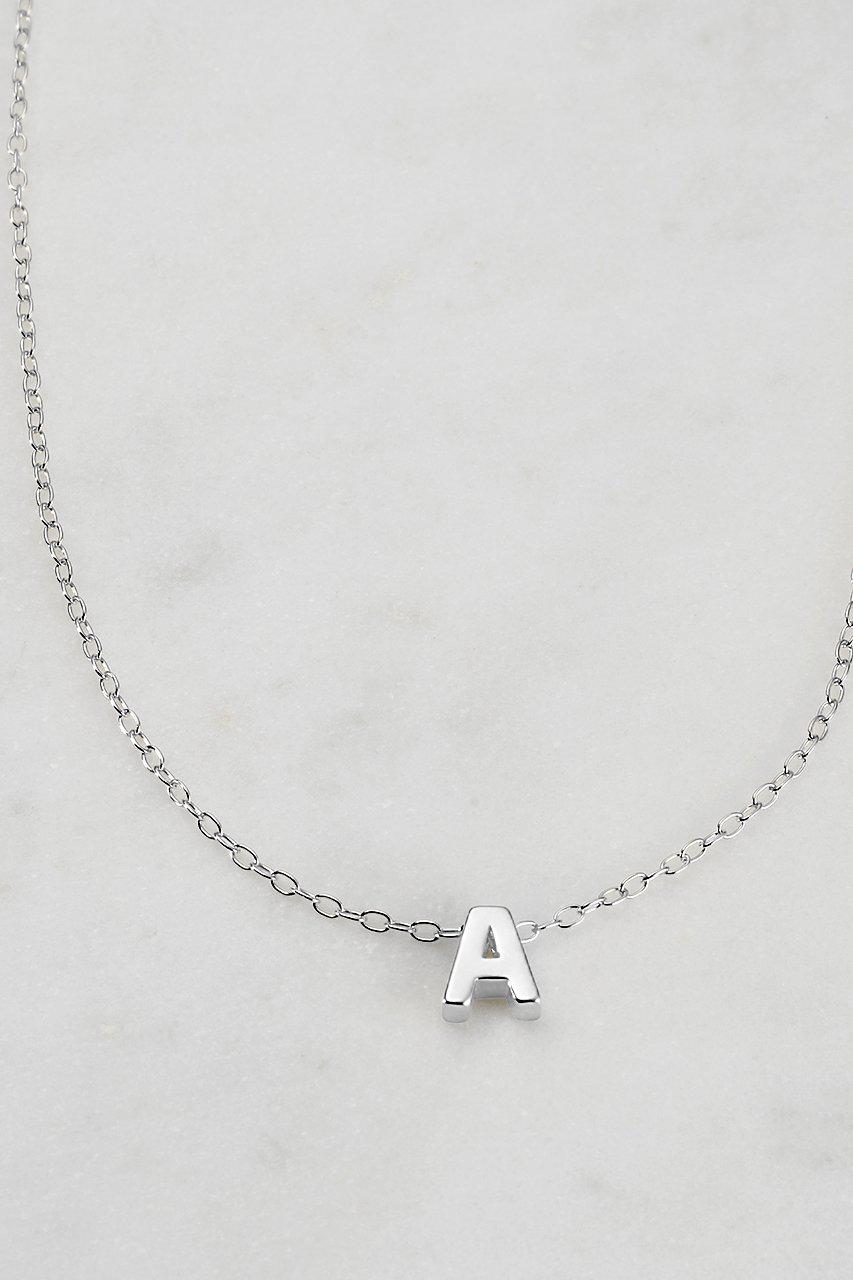 ZAFINO SILVER LETTER NECKLACE-ZAFINO-Lima & Co