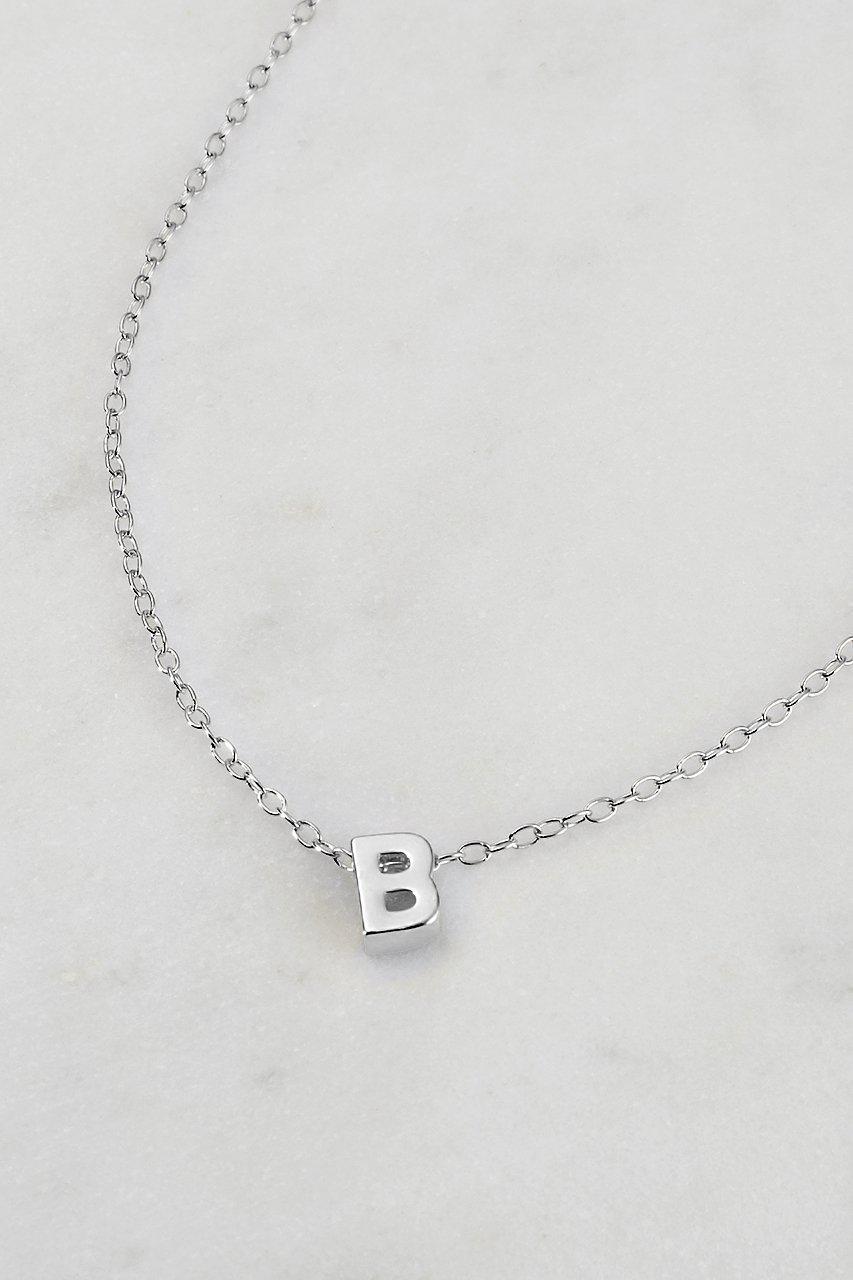 ZAFINO SILVER LETTER NECKLACE-ZAFINO-Lima & Co