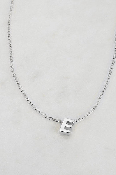 ZAFINO SILVER LETTER NECKLACE-ZAFINO-Lima & Co