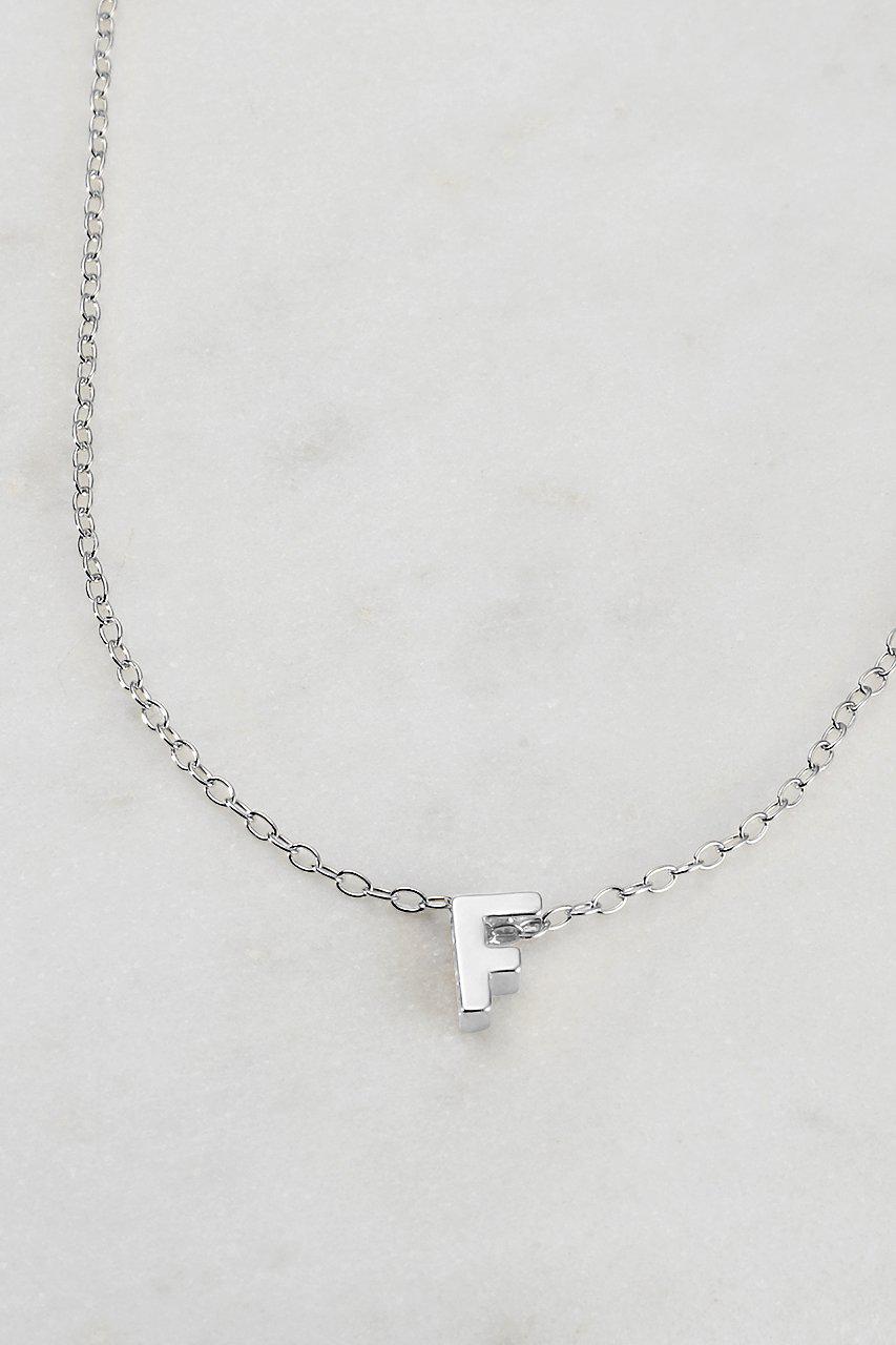 ZAFINO SILVER LETTER NECKLACE-ZAFINO-Lima & Co